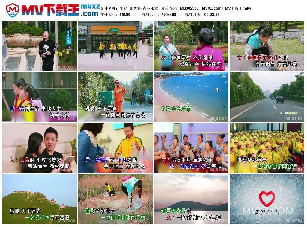 张磊_张思佳-青春乐章_国语_流行_MB302538